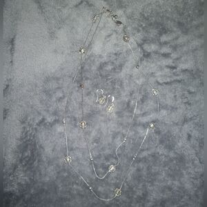 Elegant Silver Jewelry Set